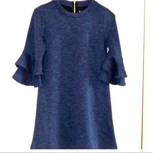 Kidpik Marled Bell Sleeve Dress - XL (14